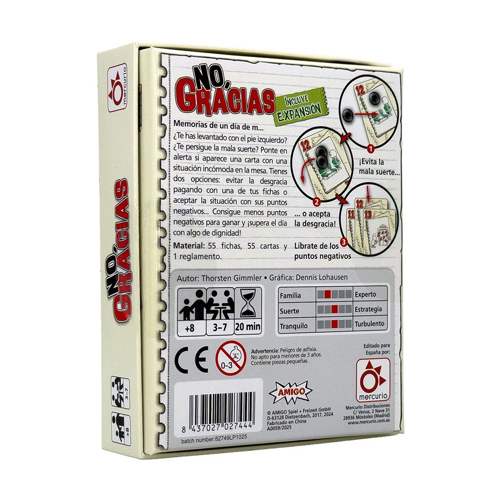 No, gracias + Expansión