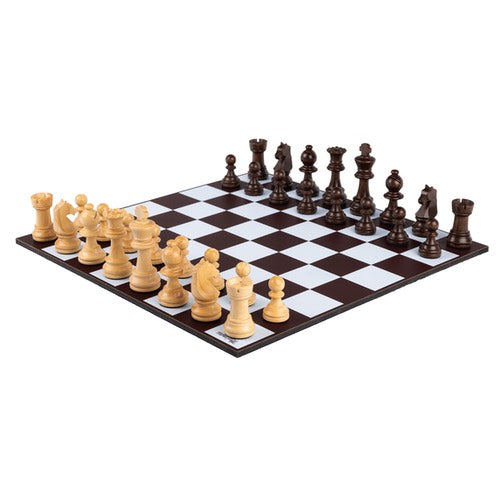 Ajedrez plegable Marrón / Azul