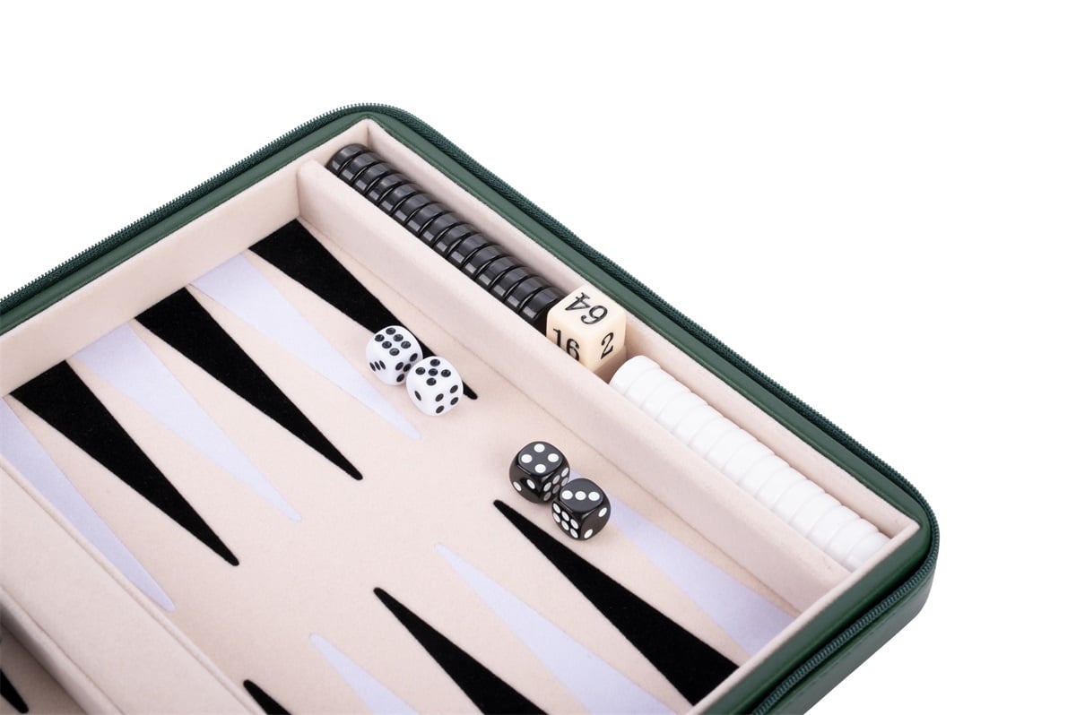 Backgammon Pequeño Verde