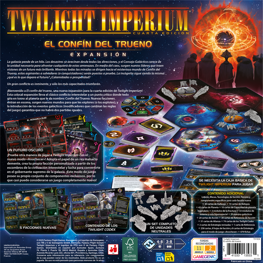 Twilight Imperium Cuarta Edición: El Confín del Trueno