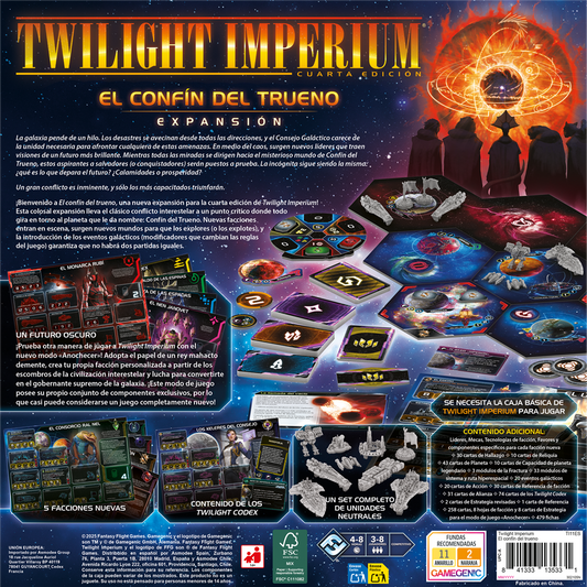 Twilight Imperium Cuarta Edición: El Confín del Trueno