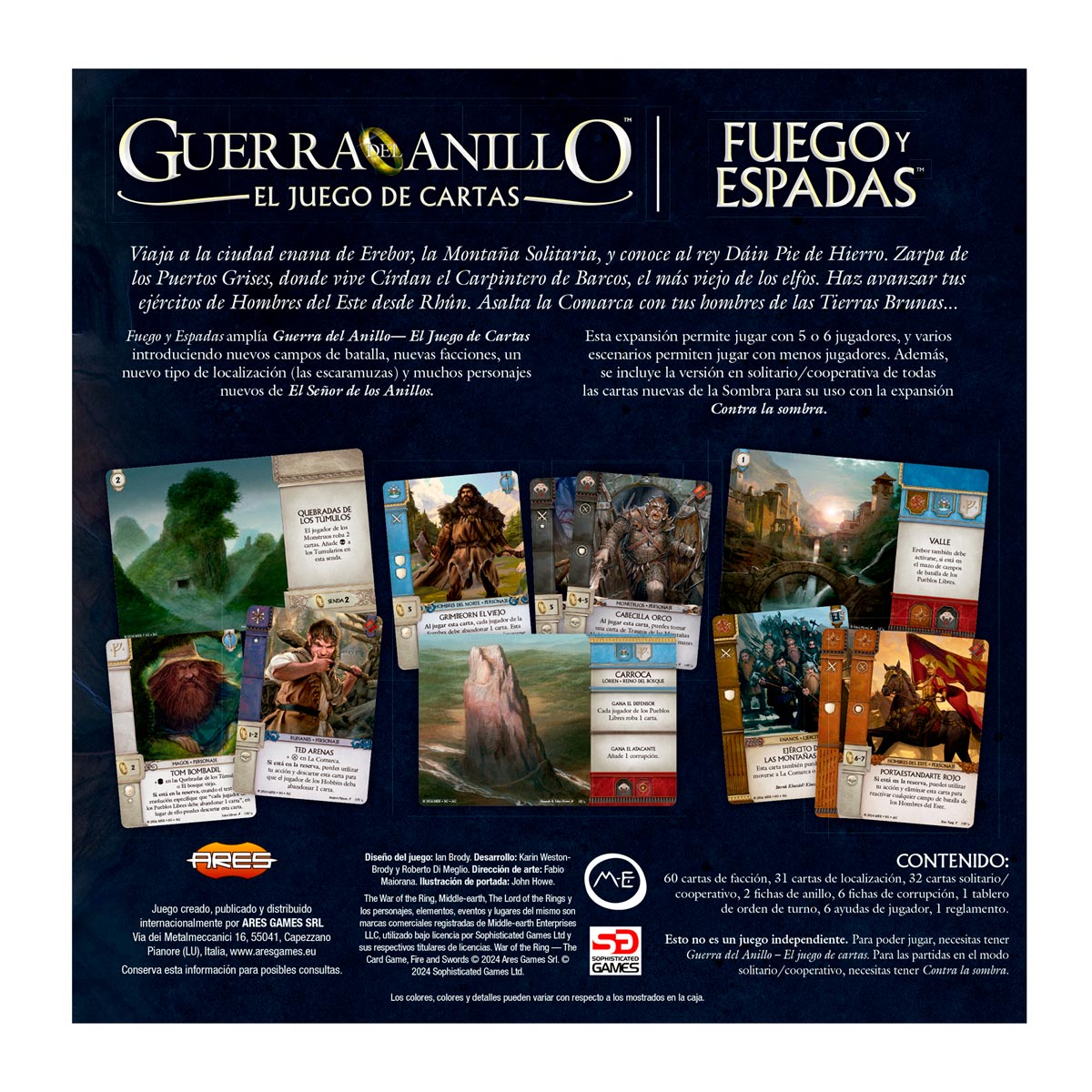 Guerra del Anillo - El Juego de Cartas: Fuego y Espadas