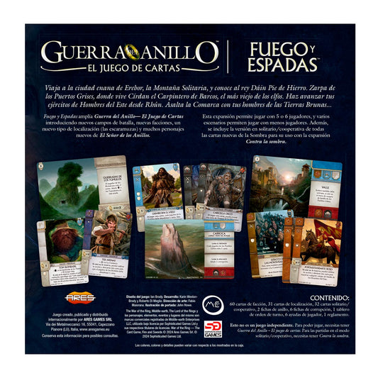 Guerra del Anillo - El Juego de Cartas: Fuego y Espadas