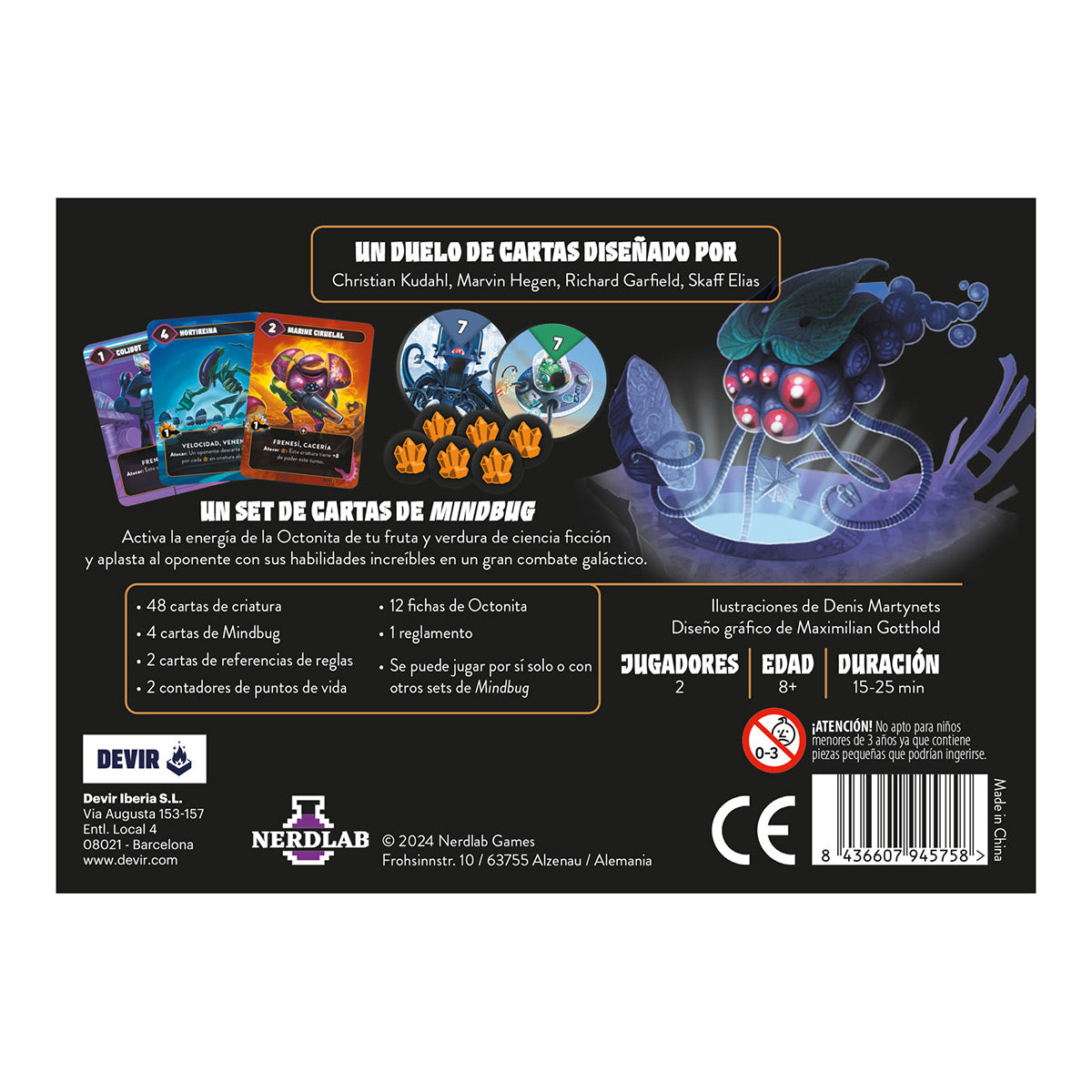 Mindbug Frutas de Batalla Galaxia