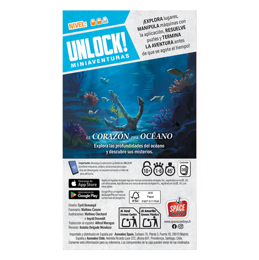 Unlock! Mini: El Corazón del Oceáno