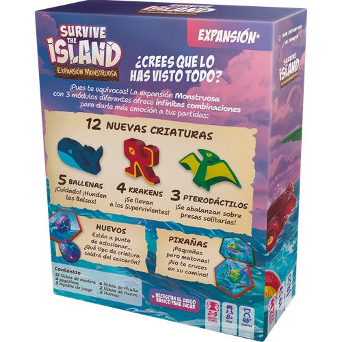 Survive The Island: Expansión Monstruosa