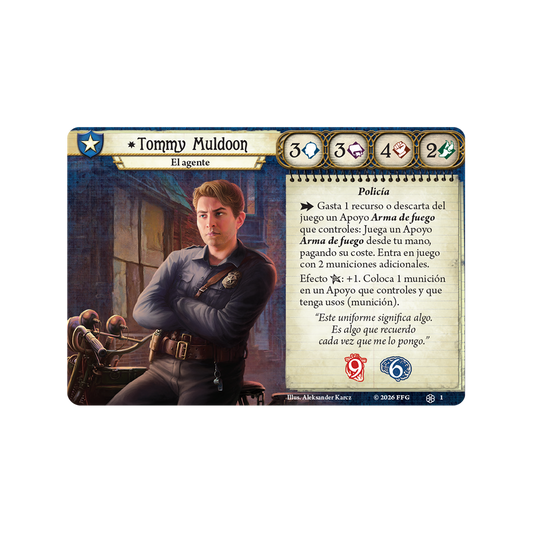 Arkham Horror: Tommy Muldoon Mazo de Investigador