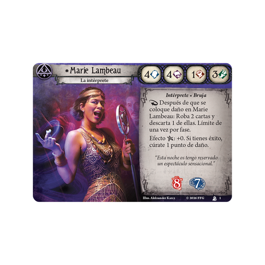 Arkham Horror: Marie Lambeau Mazo de Investigador
