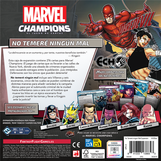 Marvel Champions: No Temeré Ningún Mal
