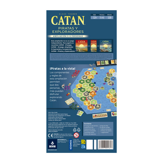 Catan Piratas y Exploradores 5/6 jugadores