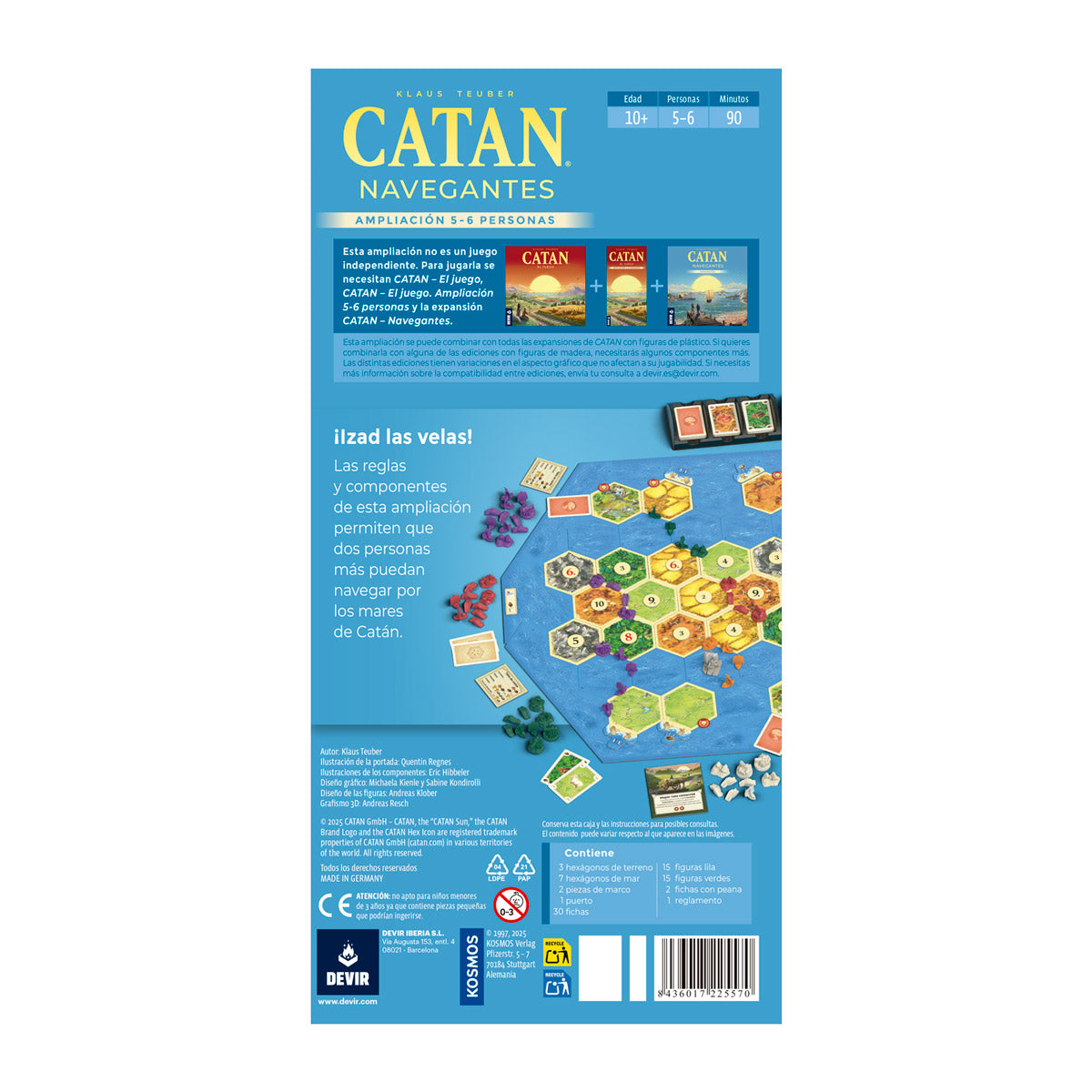 Catan Navegantes 5/6 Jugadores