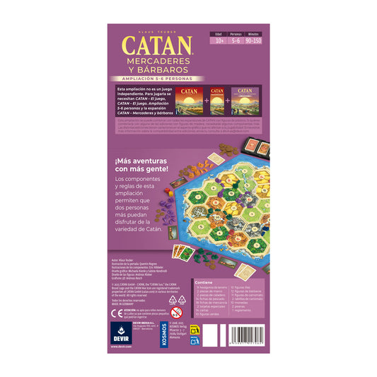 Catan Mercaderes y Bárbaros 5/6 Jugadores