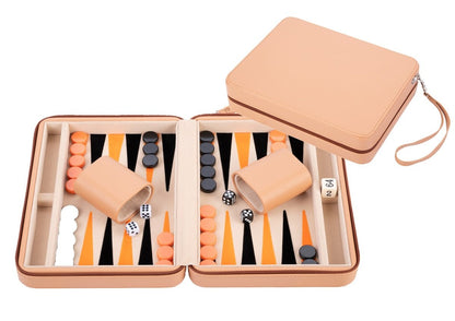 Backgammon Pequeño Beige