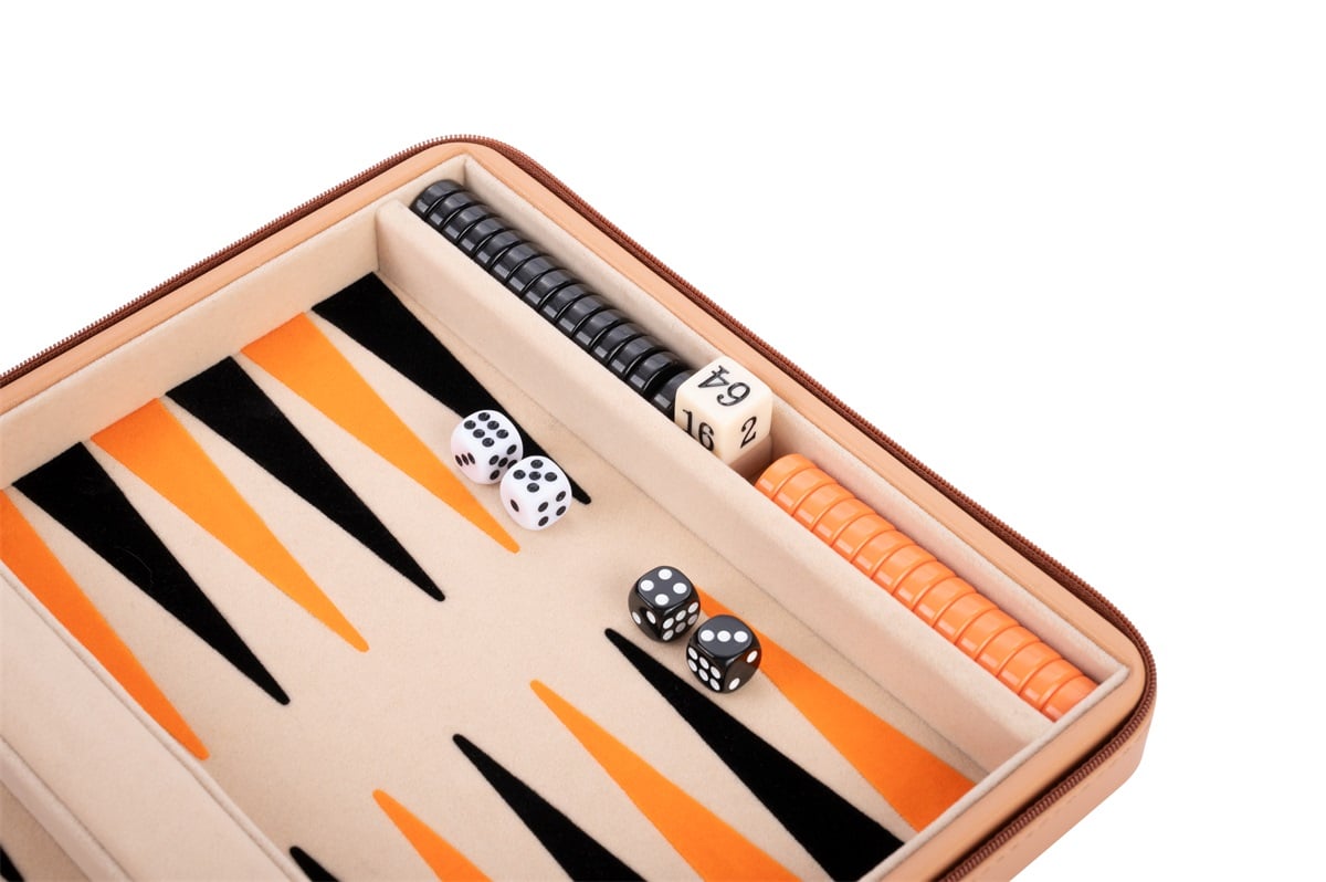 Backgammon Pequeño Beige