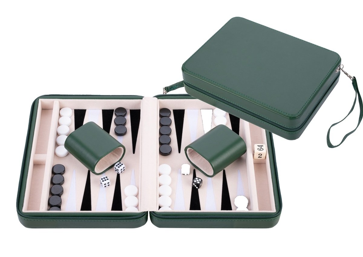 Backgammon Pequeño Verde