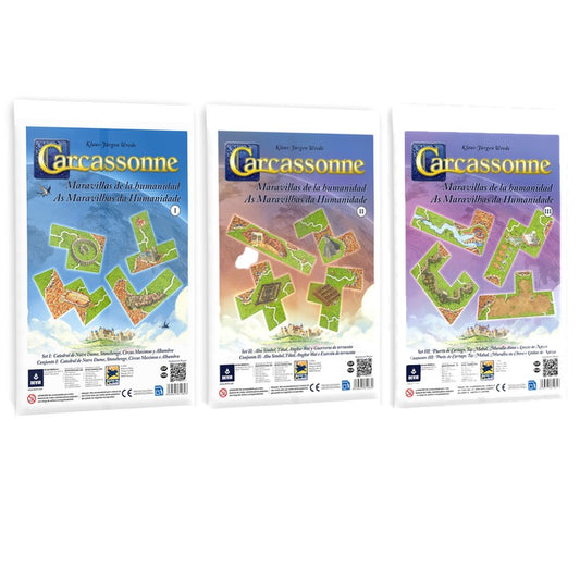 Carcassonne: Maravillas de la Humanidad 1/2/3