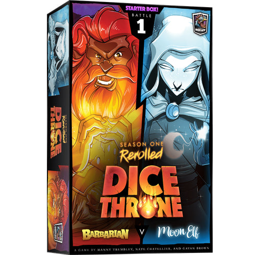 Dice Throne: Bárbaro vs Elfa lunar