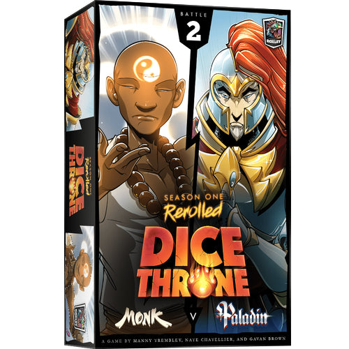 Dice Throne: Monje vs Paladín