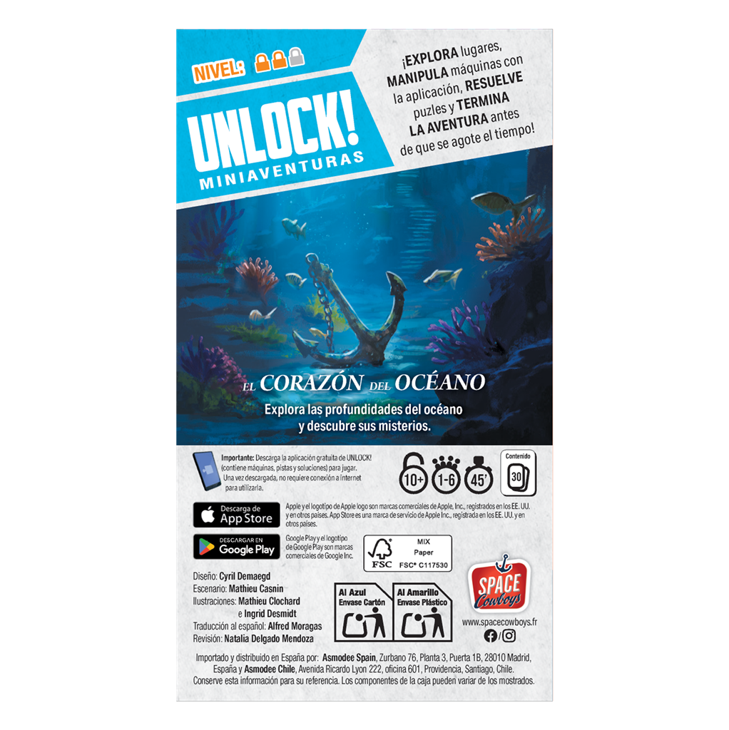 Unlock! Mini: El Corazón del Oceáno