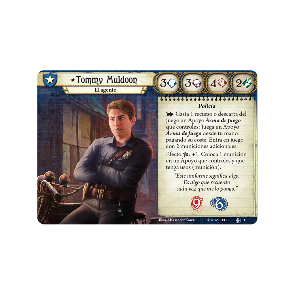 Arkham Horror: Tommy Muldoon Mazo de Investigador
