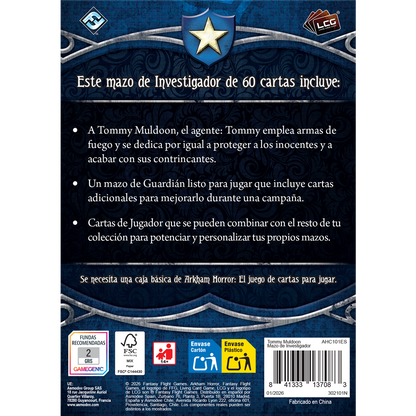 Arkham Horror: Tommy Muldoon Mazo de Investigador