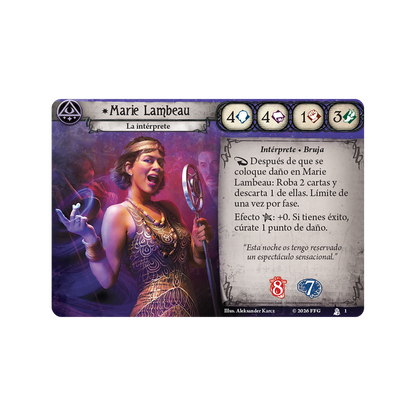 Arkham Horror: Marie Lambeau Mazo de Investigador