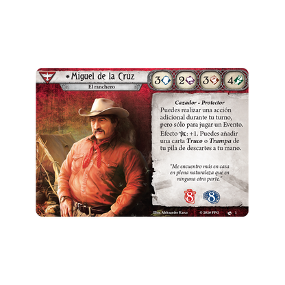 Arkham Horror: Miguel de la Cruz Mazo de Investigador