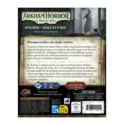 Arkham Horror: Rastros a Ninguna Parte