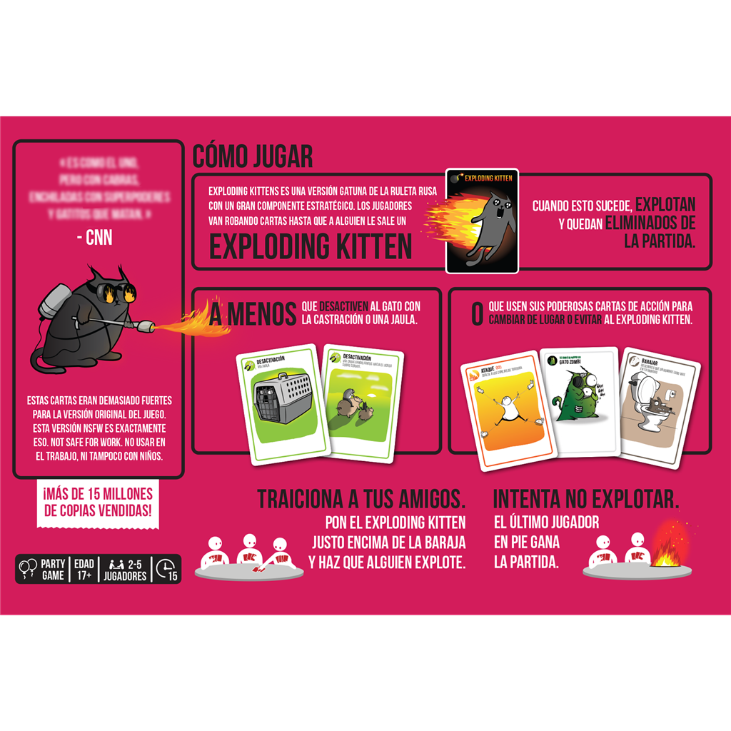 Exploding Kittens NSFW +17 Años