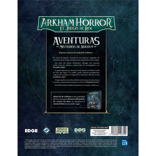 Arkham Horror: El Juego de Rol. Aventuras Misterios de Arkham